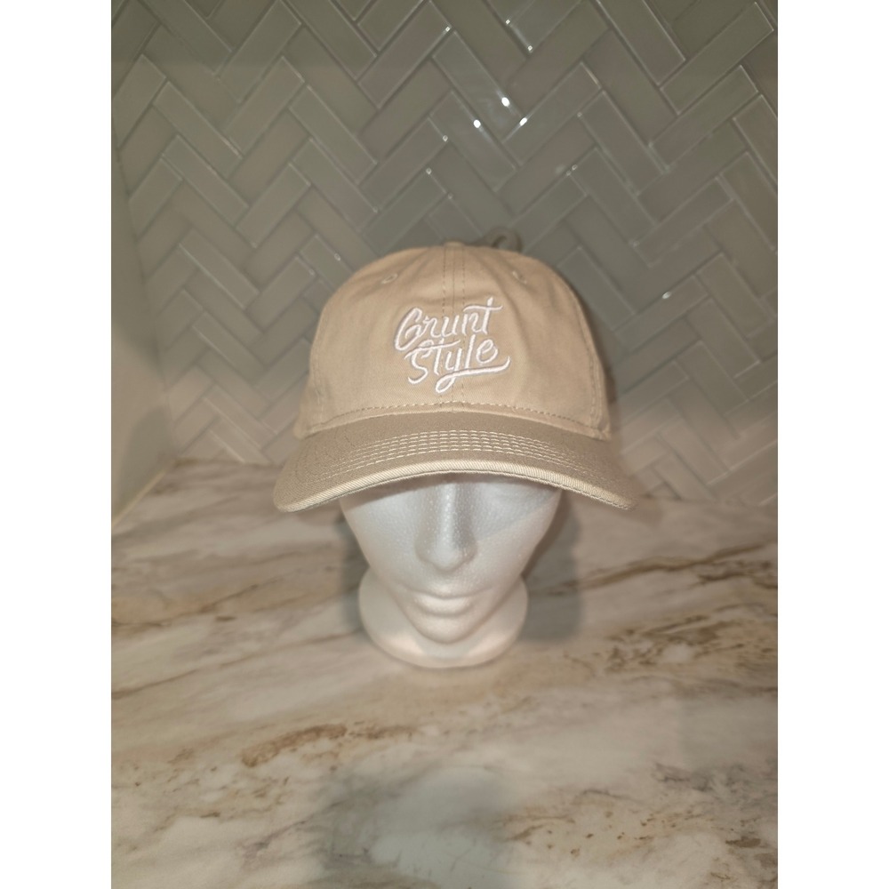 Grunt Style GS US This We'll Defend Cap Baseball Hat Tan Embroidered Adjustable